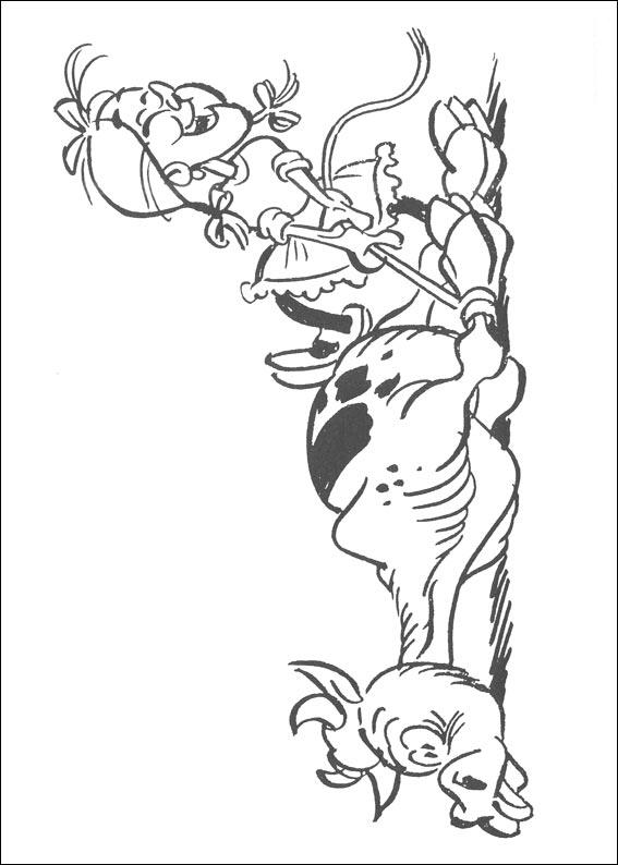 Plansa de colorat cu Lucky Luke 8 61